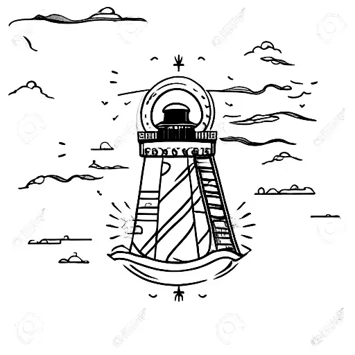 Lighthouse Light Darkness