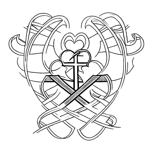 Marriage Family Christian Cross