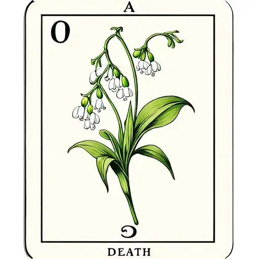 Lily Of The Valley Meaning Death Tarot Card