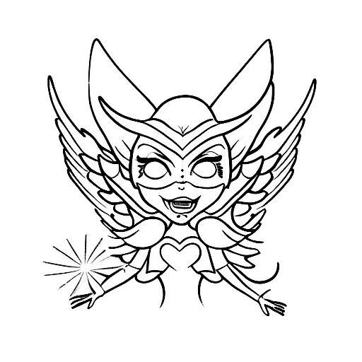 Angel Dressed As Devil