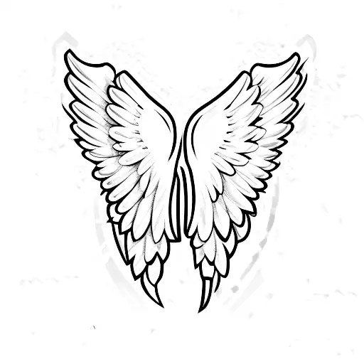 Angel Wings And Healing Stone