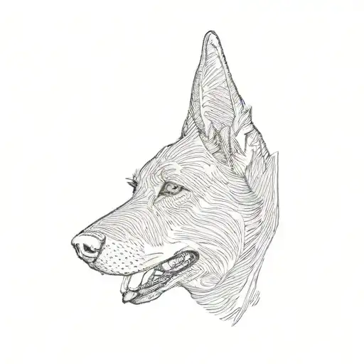 A Belgian Shepherd Dog