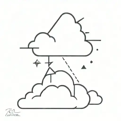 Little Minimal Cloud With Triangles