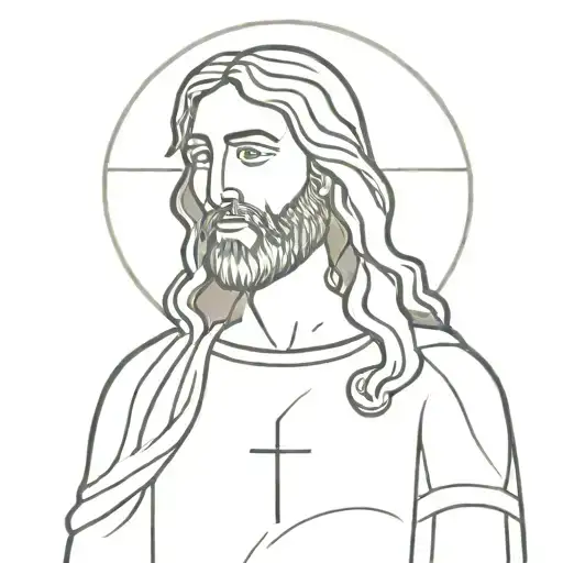 Jesus Inspired Tattoo Featuring