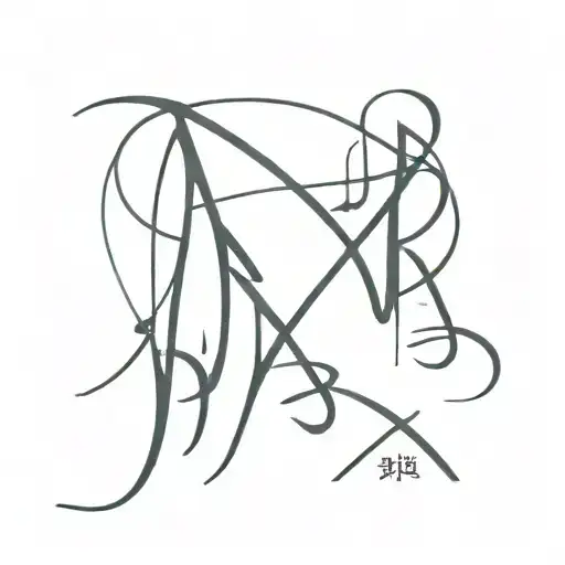 Incorporate Japanese Calligraphy Characters Spelling Out The Word 'Carl Kenth'