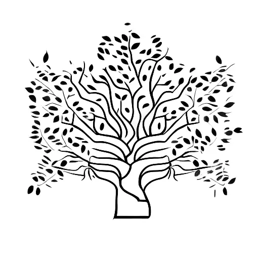 Tree Of Knowledge With Branches Representing Different Cognitive Science Fields
