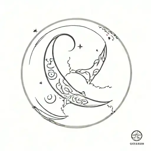 Cancer Zodiac With Moon