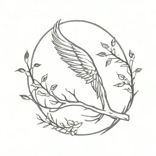 Angel Wing Tree Branches