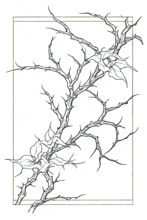 Lightining And Vine Thorns