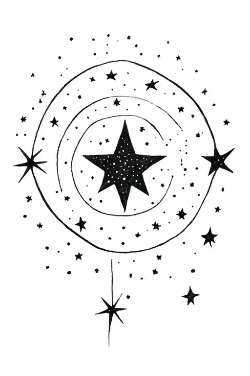 Star And Galaxy And Universe