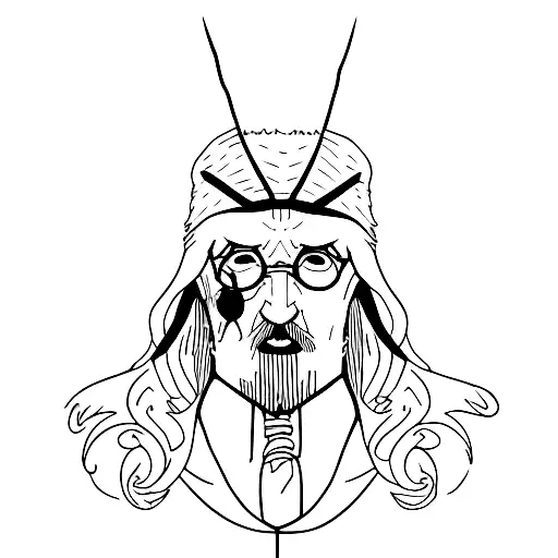 Minimal Goth Harry Potter Themed