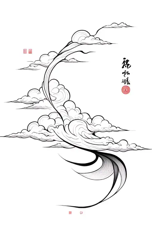 Asian Clouds Swirling