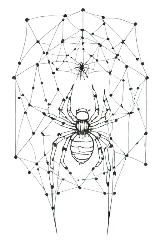 Spider And Many Human Eyes All Over The Body