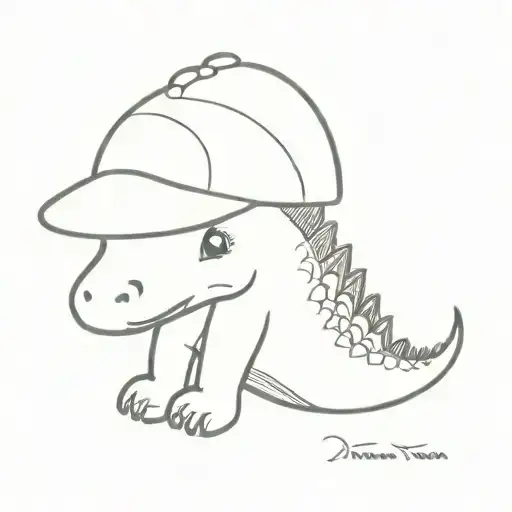 A Baby Hat With Dinosaur Ridges