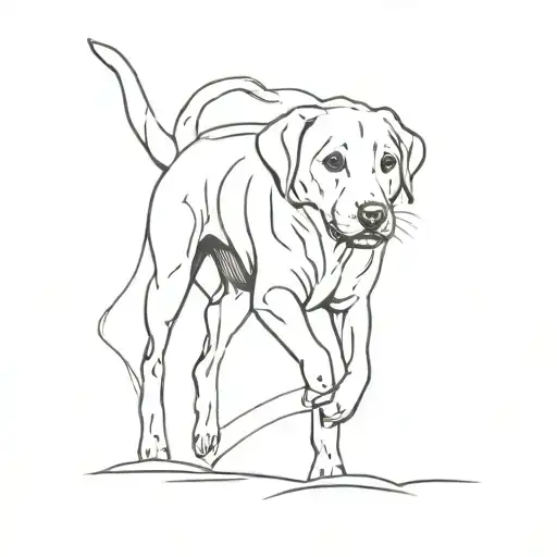 Beach Dunes Sea Labrador Retriever