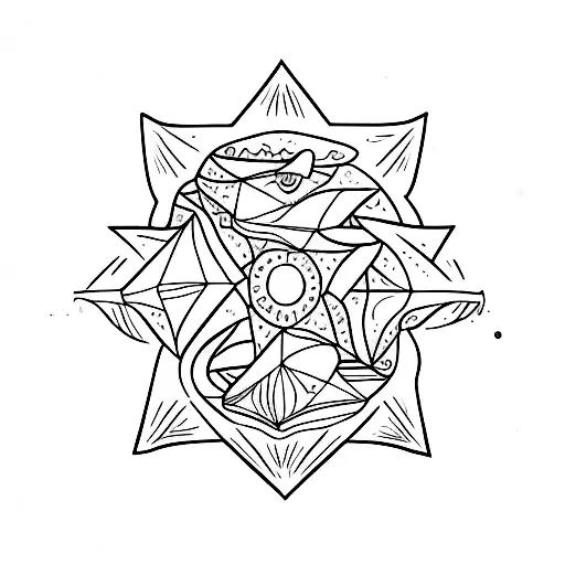 Whale With Aquarius Star