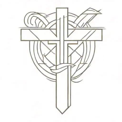 Drumstick Christian Cross