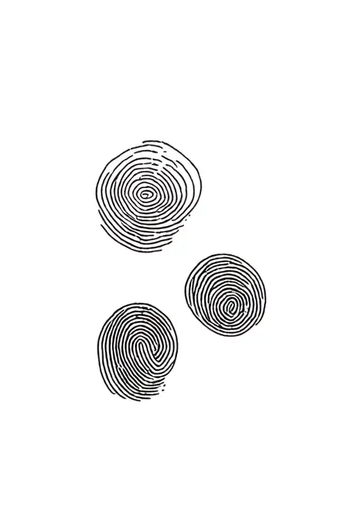 2 Fingerprints Of My Children Eleane And Gabin