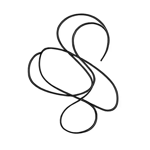 Medusa Semicolon Ribbon Fine Line