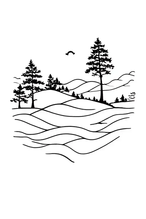 Positive Mindset And Nature Scene