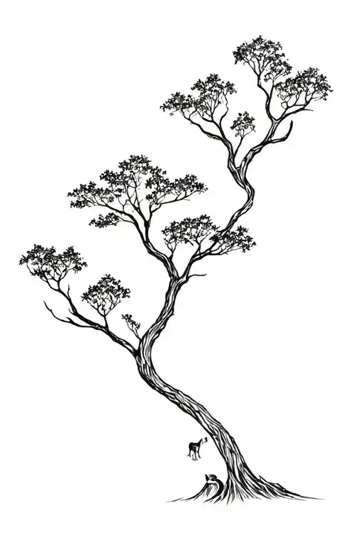 Nature Lile Trees And Animls