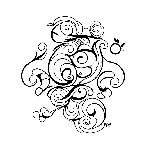 Vine With 22 And Letters Pradl