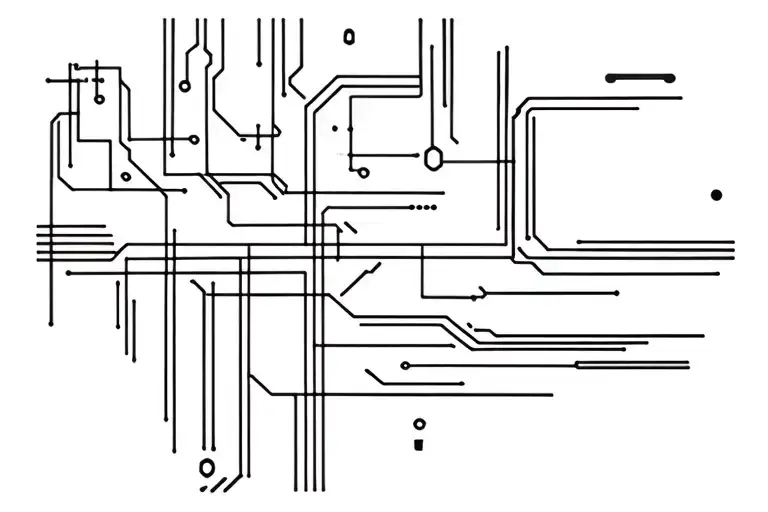 Trap Cyberpunk Circuit Board