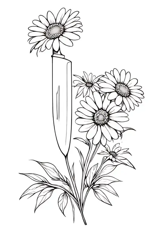 Daisy Flower And Knife Morphing