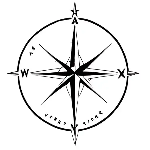 Taurus Constellation Stars With Compass
