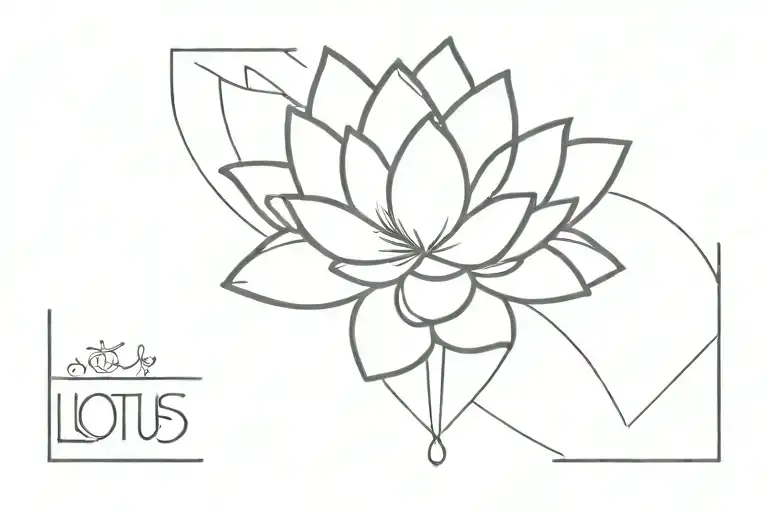 Lotus Flower Arm Band Male