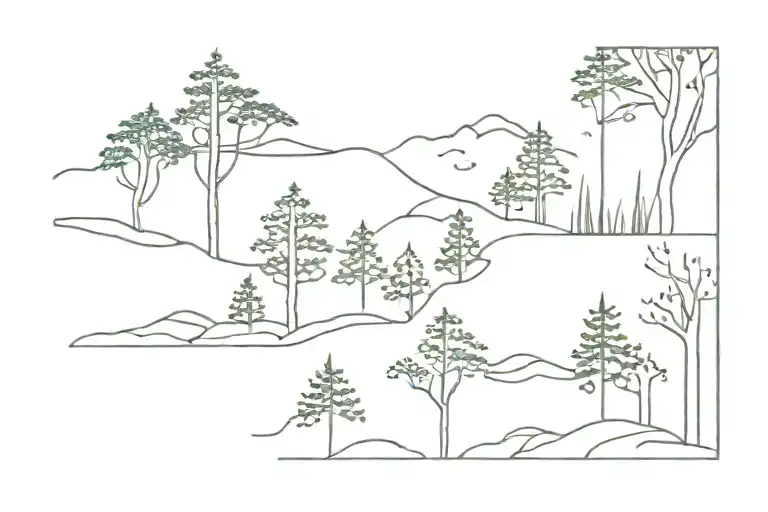 Armband Forest And Ocean