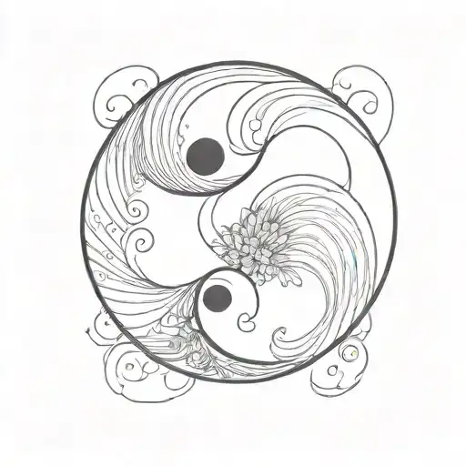 Yin And Yang Symbol Made