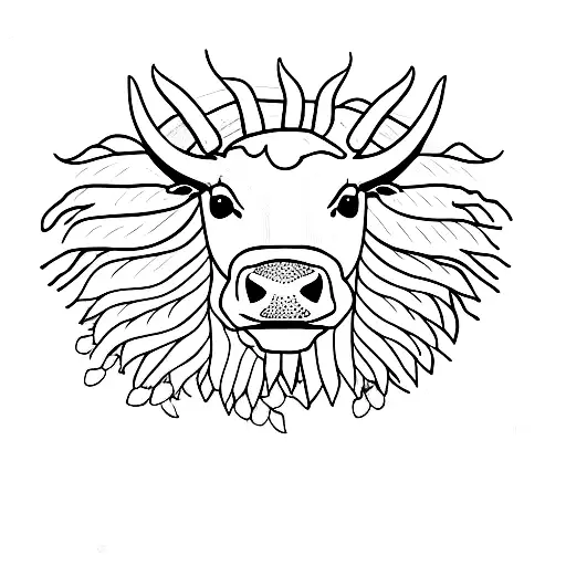 Cow Head And Some Barley