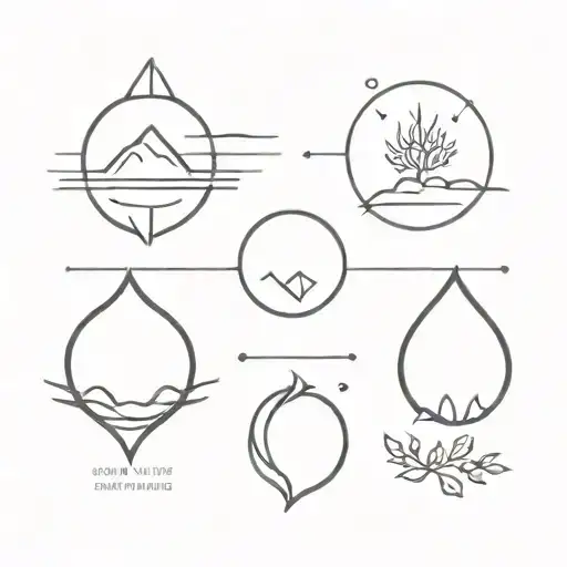 Elements Earth Fire Air