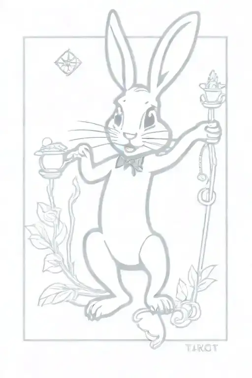 Buggs Bunny Tarot Card