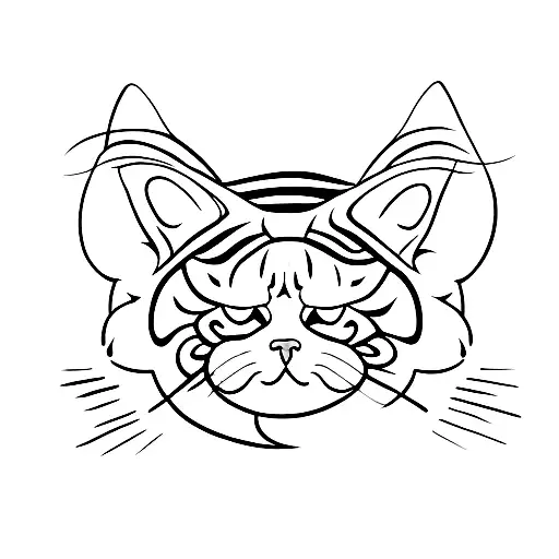 A Cat Belonging To The Yakuza