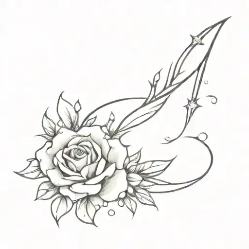 Scar Cover Up With Sparkles For Upper Thigh