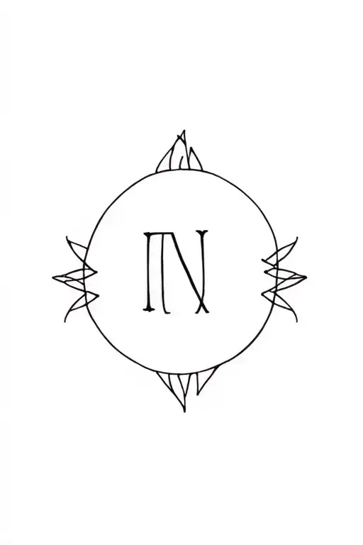 Initials In A Circle Surrounding