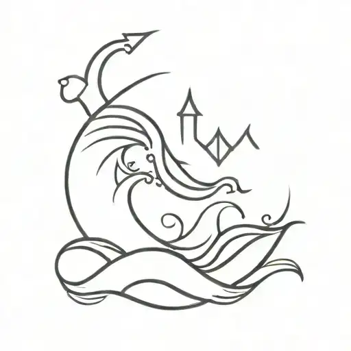 Wave And Crown Holding Book