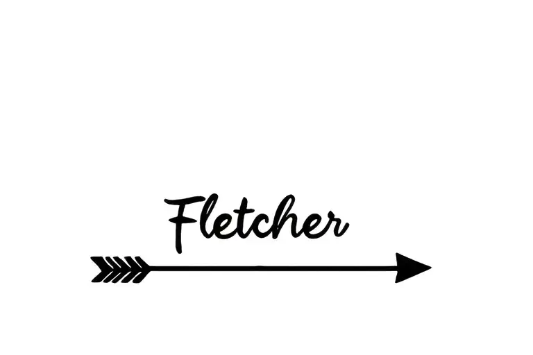 Arrow With Name Fletcher