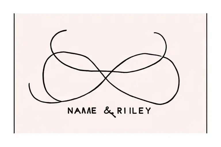 Name Riley Infinity Symbol