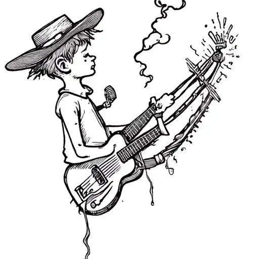 On The Road To Hell There Was A Railroad Line And A Poor Boy Workin' On A Song