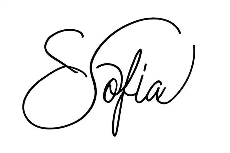 Sofia Lettering