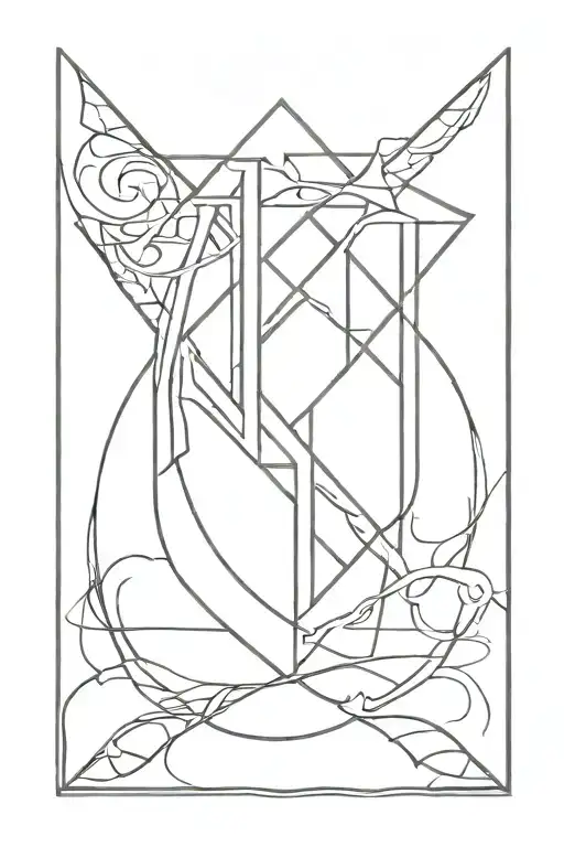 Norse Pattern Vewrtical