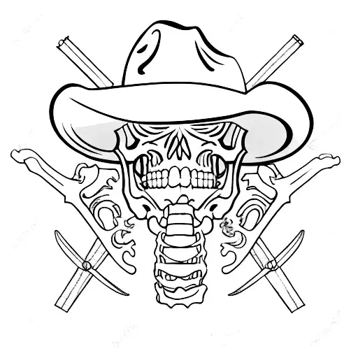 A Cowboy Hat Made Entirely Out Of Skeletal Bones