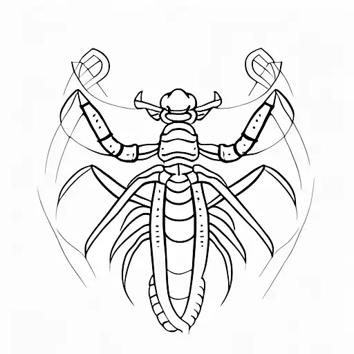 Scorpion Volute Initiale H Et A