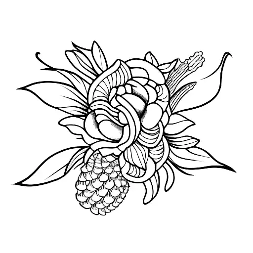 Half Wing Half Flowers