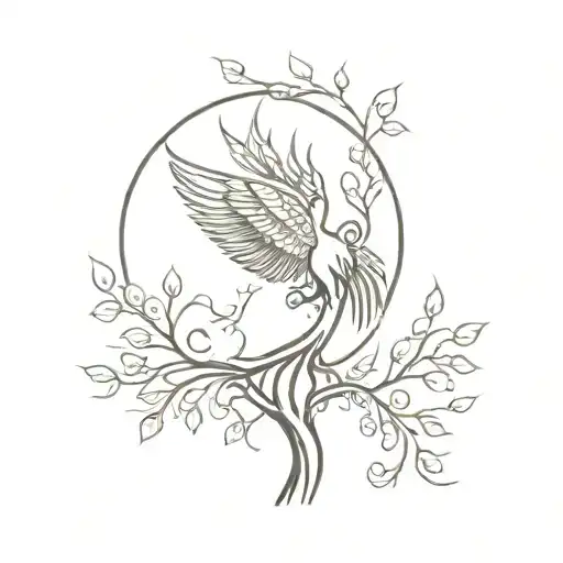 Tree Of Life With Phoenix