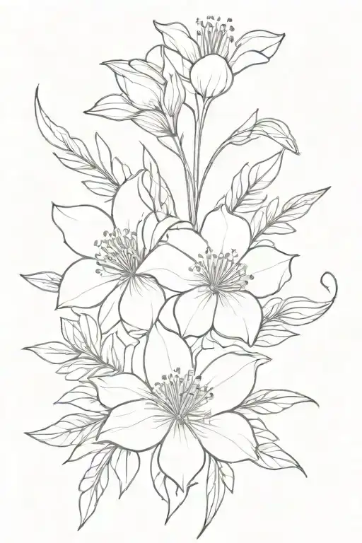 May December November March Birth Flower Bouquet