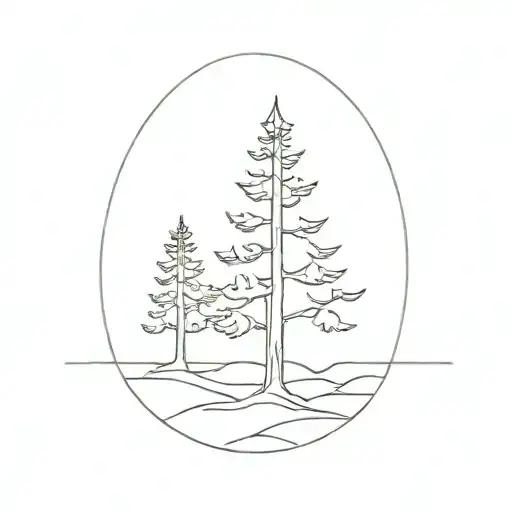 Minimalist Outdoor Tree